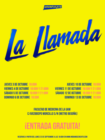 nodamoscredito-NDC-teatro-foto-cartel-La Llamada Corporativo